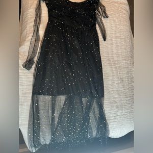 Used Black Starry Dress Yesstyle